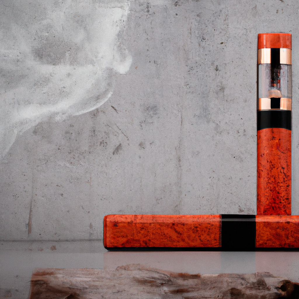 Producto en toma RAW antes de la edición, sobre superficie de concreto